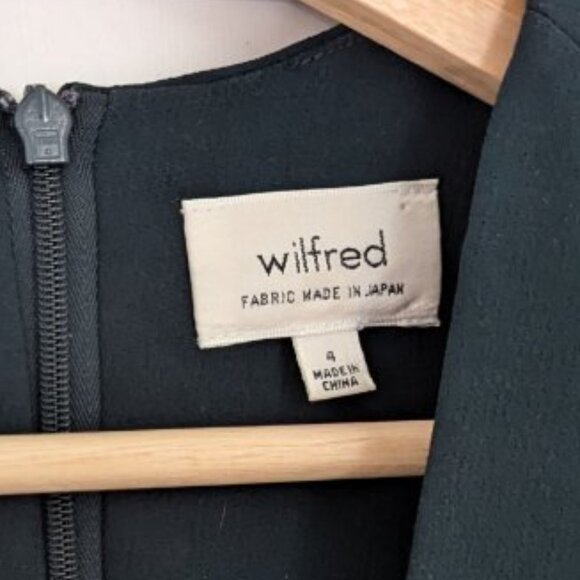 Wilfred short dress in forest green - Picture 2 of 5